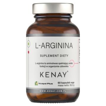 L- Arginina, kaps.,(Kenay), 60 szt