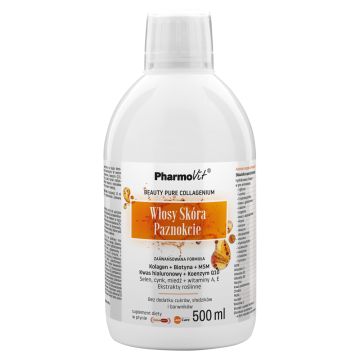 Pharmovit Wlosy Skora Paznokcie, plyn, 500 ml