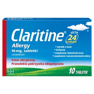 Claritine Allergy, 10 mg, tabl., 10 szt