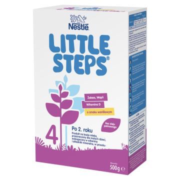Mleko Little Steps 4, prosz., pow., 2 r.z., 500 g