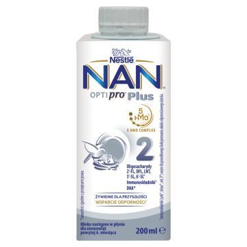 Mleko Nan Optipro Plus 2 HM-0, plyn, 200ml