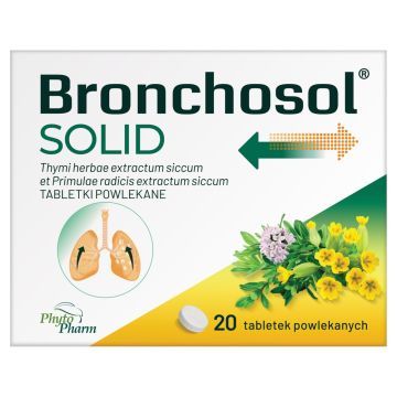 Bronchosol Solid, 75 mg+37,5 mg, tabl.powl., 20 szt