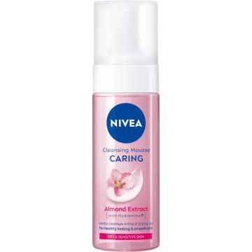 Nivea Caring, pianka, pielegnujaca,oczyszczajaca, 150 ml