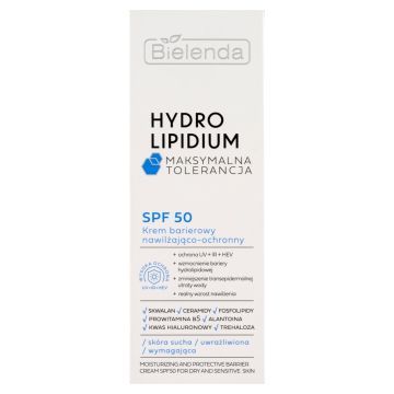 Bielenda Hydro Lipidium, krem,barier,nawilz-ochr.,SPF50,30ml