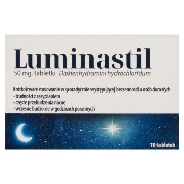 Luminastil, 50 mg, tabl., 10 szt