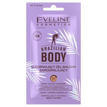 Eveline Brazilian Body, zel-balsam, ujedrn.,samoopal.,12 ml