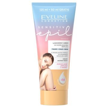 Eveline Sensitiv Epil, krem,do kompleks.depil.,lagod,175ml