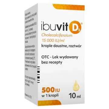 Ibuvit D3 Kids, 15000 IU/ml, krople doustne, 10 ml
