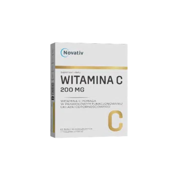Novativ Witamina C 200 mg, tabletki, 60 sztuk