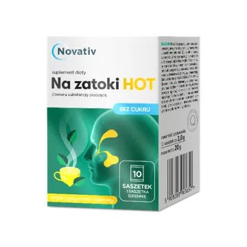 Novativ Na zatoki Hot, proszek, 10 saszetek