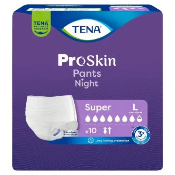 Tena Pants ProSkin Super Night,majtki,chł,Lx10,(793676)