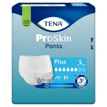 Tena Pants ProSkin Plus, majtki, chłonne, L, 10 szt,(792651)