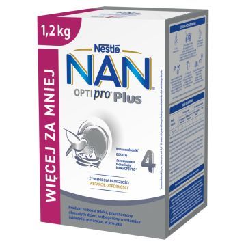 Mleko Nan Optipro Plus 4, prosz.,1,2 kg
