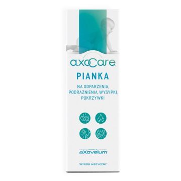 Axocare Pianka na odparzenia podrażnienia wysypki pokrzywki, 85 ml