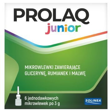 Prolaq Junior, mikrowlewka doodbytnicza, 3 g, 6 szt