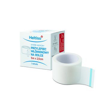 Heltiso Przylepiec włókninowy biały 5m x 2,5cm 