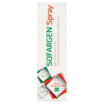 Sofargen, spray, do stosowania na skórę, 125 ml