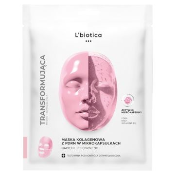 L’biotica, Transformująca Maska kolagenowa z PDRN w mikrokapsułkach, 1 szt.