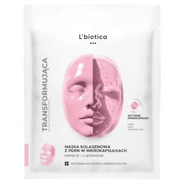 L’biotica, Transformująca Maska kolagenowa z PDRN w mikrokapsułkach, 1 szt.