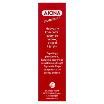 Ajona Stomaticum, koncentrat pasty do zębów, 25 ml