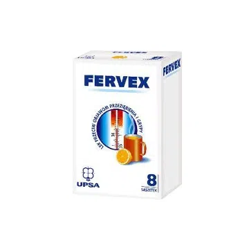 Fervex, granulat do sporządzania roztworu doustnego, 13 g, 8 saszetek