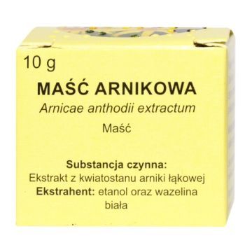 MAŚĆ ARNIKOWA, Arnicae anthodii extractum, Maść