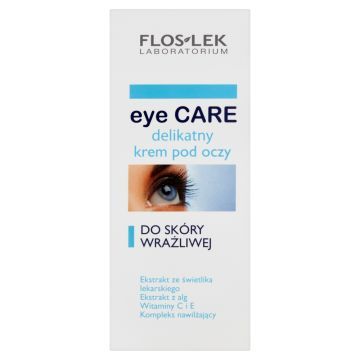 Flos-Lek Laboratorium Eye Care, delikatny krem pod oczy do skóry wrażliwej, 30 ml