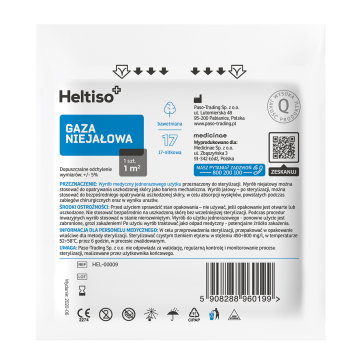 Heltiso gaza niejałowa,17 nitkowa, 1m2