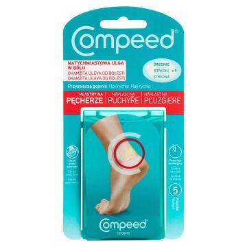 Plastry Compeed na pęcherze, średnie, 5 szt.