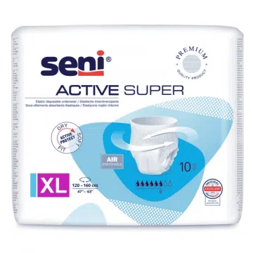 Seni Active Super, majtki elastyczne chłonne,extra ex.large,10szt
