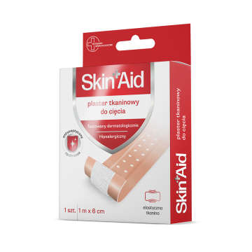 Skin Aid, Plaster Tkaninowy Do Cięcia, 1m X 6cm