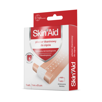 Skin Aid, Plaster Tkaninowy Do Cięcia, 1m X 8cm