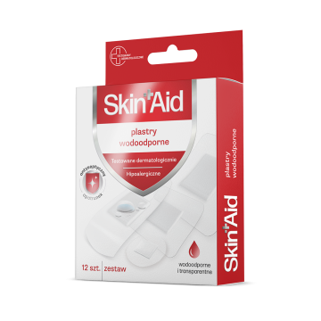 Skin Aid, Zestaw Plastrów Wodoodpornych A'12
