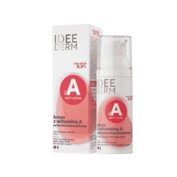 Idee Derm, krem, przeciwzmarszczkowy,z witaminą A, 50 ml