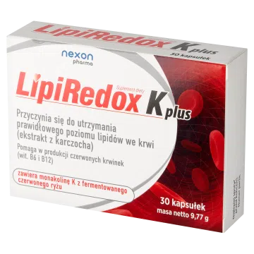 Nexon Pharma LipiRedox K plus, kapsułki, 30 szt.