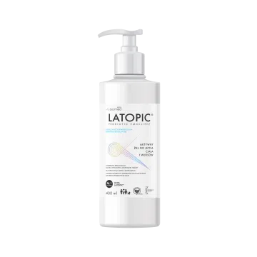 Latopic, żel do mycia ciała i włosów, 400 ml
