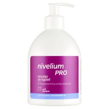 Nivelium Pro, emulsja do kąpieli, pielęgnacja skóry suchej i atopowej, 400ml