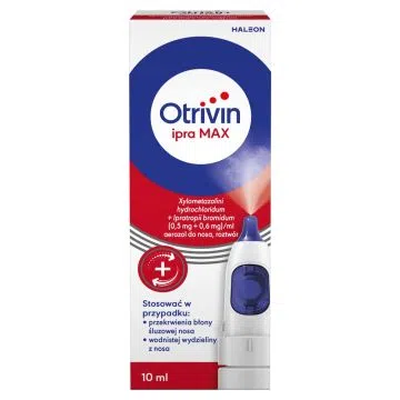 Otrivin ipra Max, (0,5 mg + 0,6 mg)/ml, aer.do nosa, 10ml
