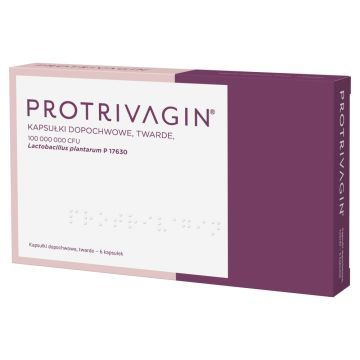 Protrivagin, kaps.dopochw.twarde, 6 szt