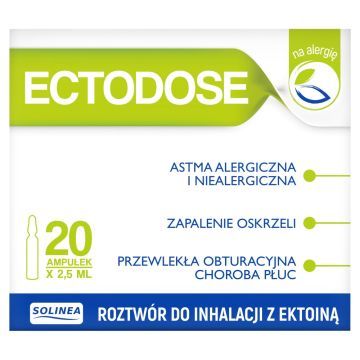 Ectodose, roztw. do inhalacji z ektoina, 2,5 ml, 20 amp.