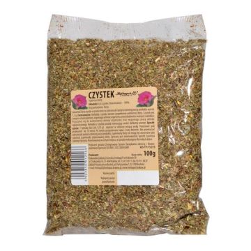 Czystek, zioła do zaparzania, 100 g (Herbapol Kraków)