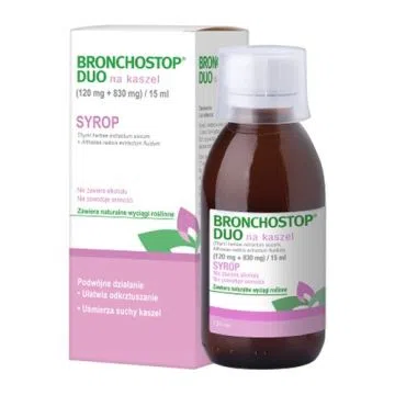 Bronchostop Duo na kaszel, syrop, 120 ml