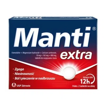 Manti Extra, tabletki do rozgryzania i żucia, 12 szt.