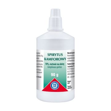 Spirytus kamforowy 10%, roztwór na skórę (Hasco), 90 g, butelka
