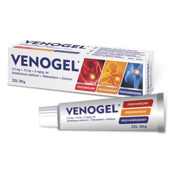 Venożel, 50 g, żel