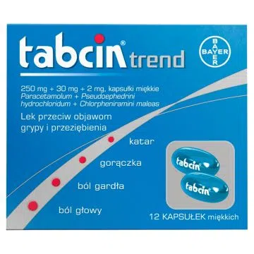 Tabcin Trend, kapsułki miękkie, 12 szt.