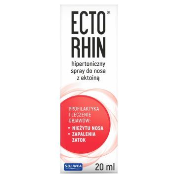 Ectorhin, spray, do nosa z ektoina, hipertoniczny, 20 ml