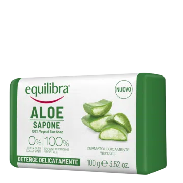Equilibra, Mydło aloesowe, 100 g