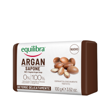 Equilibra, mydło Arganowe 100%, 100 g