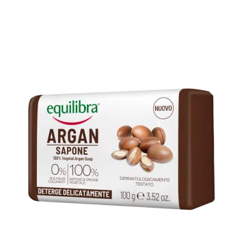 Equilibra, mydło Arganowe 100%, 100 g